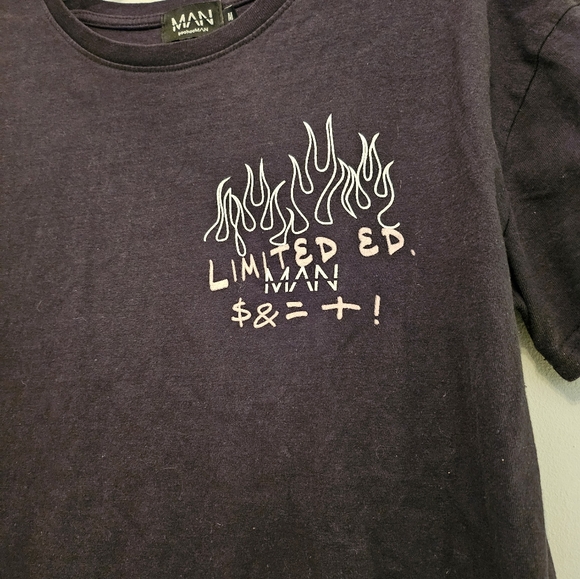 BoohooMan Limited Edition Graphic T-shirt | Size Medium - Picture 5 of 9